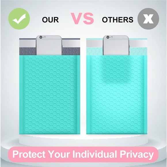 NEW!💙10 pack Bubble Envelope 6 x 9 inch- Teal Blue - Picture 3 of 7